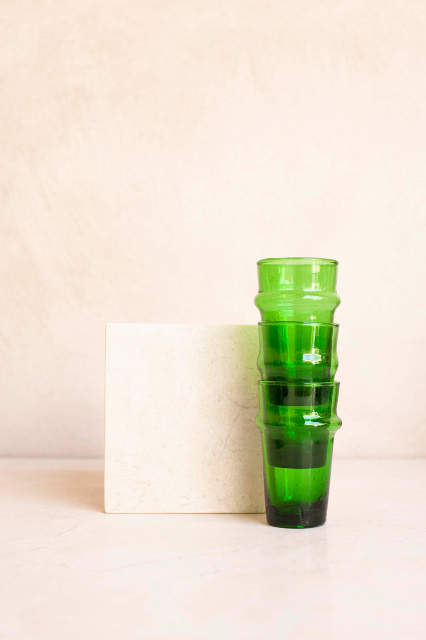 Glass - Beldi - Palm Green