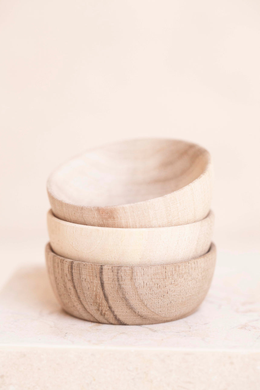 Wood - Mini Bowls
