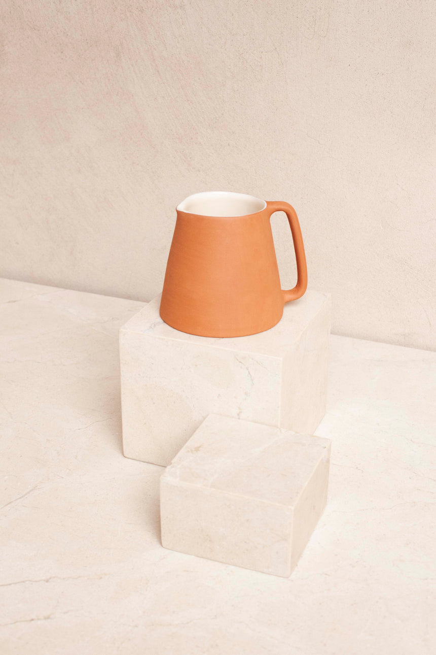 Ceramic - Milk Can - Terracotta